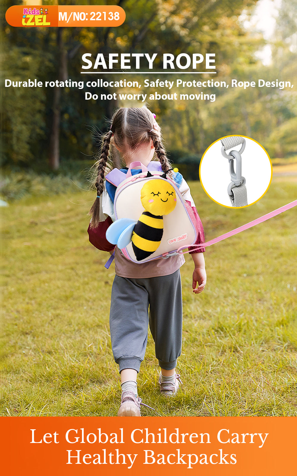 iZEL Kids Cute Animal-Themed Children's Backpacks - Lightweight, Breathable, and Water-Resistant for Kids