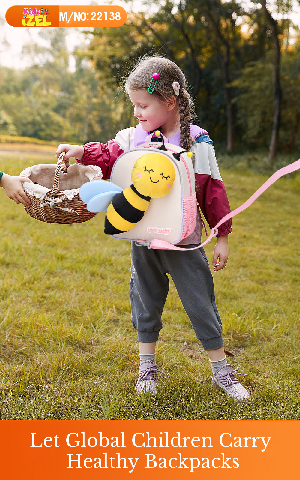 iZEL Kids Cute Animal-Themed Children's Backpacks - Lightweight, Breathable, and Water-Resistant for Kids